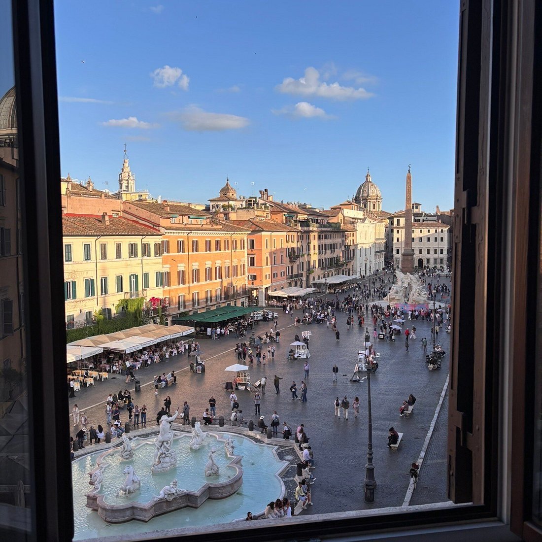 Piazza Navona from the suite