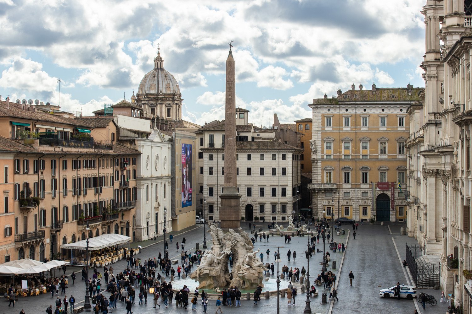 The view of Piazza Navona